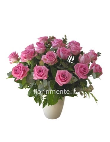 Bouquet di roselline rosa n. 12