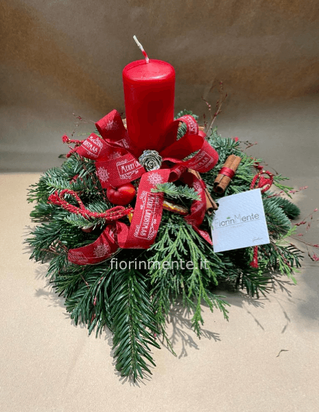 Centrotavola Natalizio One Candle